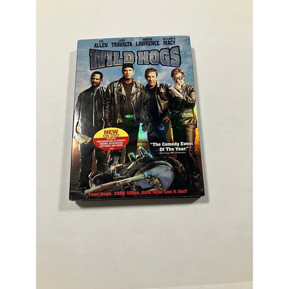 Wild Hogs (DVD) - John Travolta Tim Allen - Tested - Picture 1 of 4